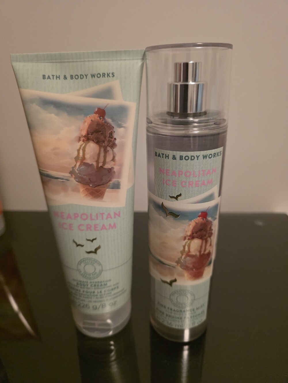 Bath & Body Works Neapolitan Ice Fine Fragrance Mist and Body Cream